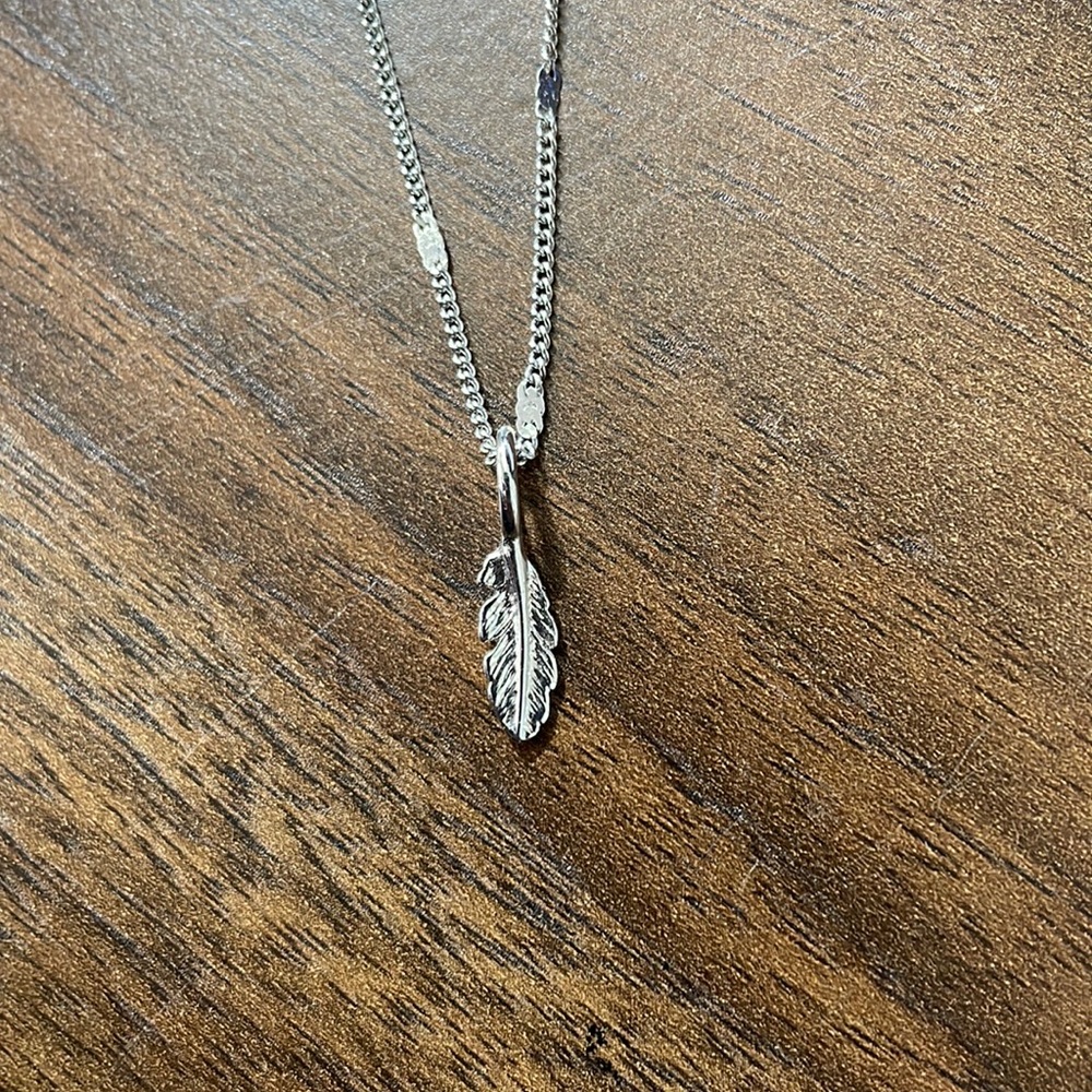 Chloe & isabel feather necklace